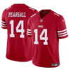 Men’s San Francisco 49ers #14 Ricky Pearsall Red 2024 Draft F.U.S.E. Vapor Untouchable Limited Football Stitched Jersey