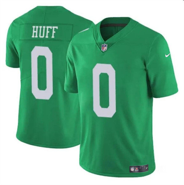 Men’s Philadelphia Eagles #0 Bryce Huff Green Vapor Untouchable Throwback Limited Football Stitched Jersey
