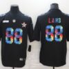 Men’s Dallas Cowboys #88 CeeDee Lamb Multi-Color Black 2020 NFL Crucial Catch Vapor Untouchable Nike Limited Jersey