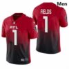 Men Atlanta Falcons #1 Justin Fields Red 2021 Draft Jersey