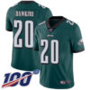 Nike Eagles #20 Brian Dawkins Midnight Green Team Color Men’s Stitched NFL 100th Season Vapor Limited Jersey