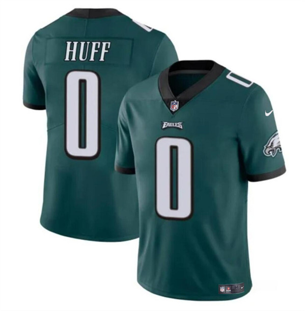 Men’s Philadelphia Eagles #0 Bryce Huff Green Vapor Untouchable Limited Football Stitched Jersey