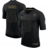 Men’s Green Bay Packers #51 Krys Barnes Limited Black 2020 Salute To Service Jersey
