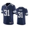 Men’s Dallas Cowboys #31 Trevon Diggs Navy Vapor Untouchable Limited Jersey