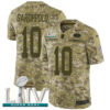 Nike 49ers #10 Jimmy Garoppolo Camo Super Bowl LIV 2020 Men’s Stitched NFL Limited 2018 Salute To Service Jersey