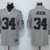 Nike Raiders 34 Bo Jackson Gray Inverted Legend Limited Jersey