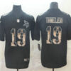 Men’s Minnesota Vikings #19 Adam Thielen 2019 Black Statue Of Liberty Stitched NFL Nike Limited Jersey