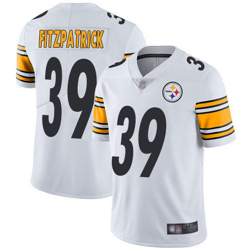 Steelers #39 Minkah Fitzpatrick White Men’s Stitched Football Vapor Untouchable Limited Jersey