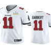 Men’s Tampa Bay Buccaneers #11 Blaine Gabbert White 2021 Super Bowl LV Limited Stitched NFL Jersey