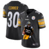 Men’s Pittsburgh Steelers #30 James Conner Black Player Portrait Edition 2020 Vapor Untouchable Stitched NFL Nike Limited Jersey
