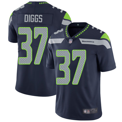 Seahawks #37 Quandre Diggs Steel Blue Team Color Men’s Stitched Football Vapor Untouchable Limited Jersey