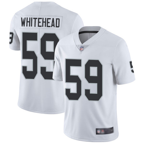 Nike Raiders #59 Tahir Whitehead White Men’s Stitched NFL Vapor Untouchable Limited Jersey