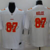 Men’s Kansas City Chiefs #87 Travis Kelce White 2020 Shadow Logo Vapor Untouchable Stitched NFL Nike Limited Jersey