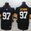 Men’s Pittsburgh Steelers #97 Cameron Heyward Black 2017 Vapor Untouchable Stitched NFL Nike Throwback Limited Jersey