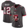 Men’s Tampa Bay Buccaneers #12 Tom Brady Grey Player Portrait Edition 2020 Vapor Untouchable Stitched NFL Nike Limited Jersey