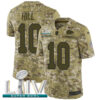 Nike Chiefs #10 Tyreek Hill Camo Super Bowl LIV 2020 Men’s Stitched NFL Limited 2018 Salute To Service Jersey