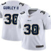 Men’s Los Angeles Rams #30 Todd Gurley II White 2020 Shadow Logo Vapor Untouchable Stitched NFL Nike Limited Jersey