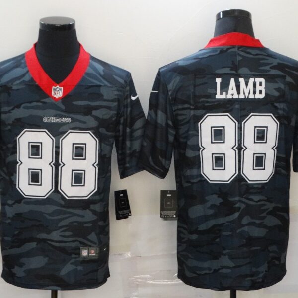 Men’s Dallas Cowboys #88 CeeDee Lamb 2020 Camo Limited Stitched Nike NFL Jersey