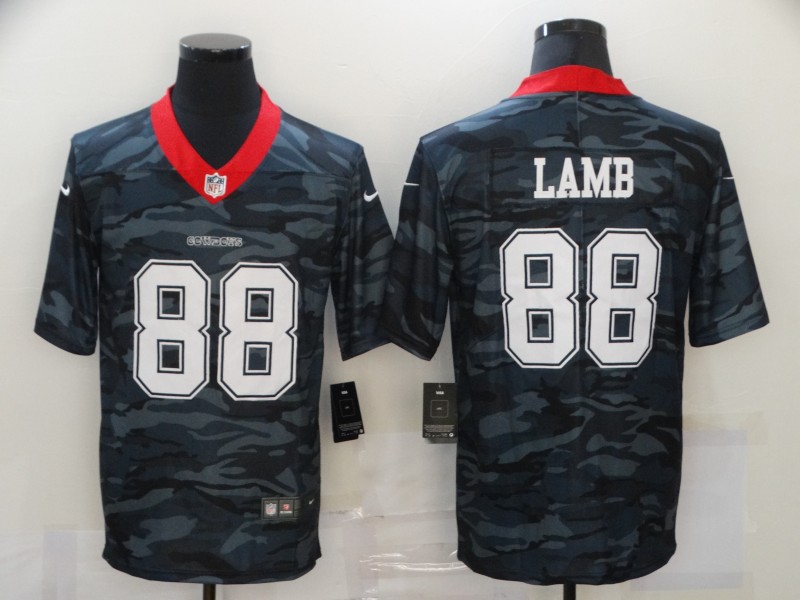 Men’s Dallas Cowboys #88 CeeDee Lamb 2020 Camo Limited Stitched Nike NFL Jersey