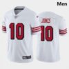 Men San Francisco 49ers #10 Mac Jones Color Rush White 2021 Draft Jersey