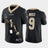 Men’s New Orleans Saints #9 Drew Brees Black Player Portrait Edition 2020 Vapor Untouchable Stitched NFL Nike Limited Jersey