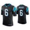 Men’s Carolina Panthers #6 P.J. Walker Vapor Limited Black Nike Jersey