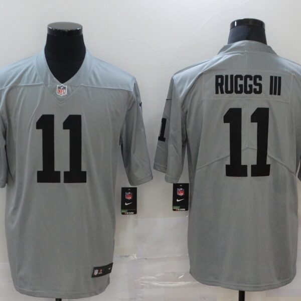Men’s Las Vegas Raiders #11 Henry Ruggs III Nike Gray Gridiron 2018 Vapor Untouchable NFL Gray Limited Jersey