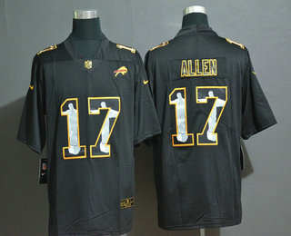 Men’s Buffalo Bills #17 Josh Allen Jesus Faith Black Vapor Untouchable Stitched NFL Nike Limited Jersey
