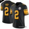 Men’s Pittsburgh Steelers #2 Michael Vick Black Color Rush Limited Stitched Jersey