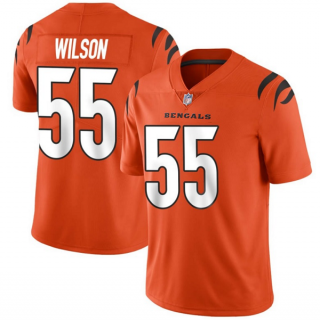 Men’s Orange Cincinnati Bengals #55 Logan Wilson 2021 New Vapor Untouchable Limited Stitched Jersey