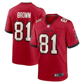 Men’s Tampa Bay Buccaneers #81 Antonio Brown Nike Red Game Jersey