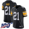 Nike Steelers #21 Sean Davis Black Alternate Men’s Stitched NFL 100th Season Vapor Limited Jersey