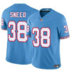 Men’s Tennessee Titans #38 L’Jarius Sneed Blue 2024 F.U.S.E. Throwback Vapor Limited Football Stitched Jersey