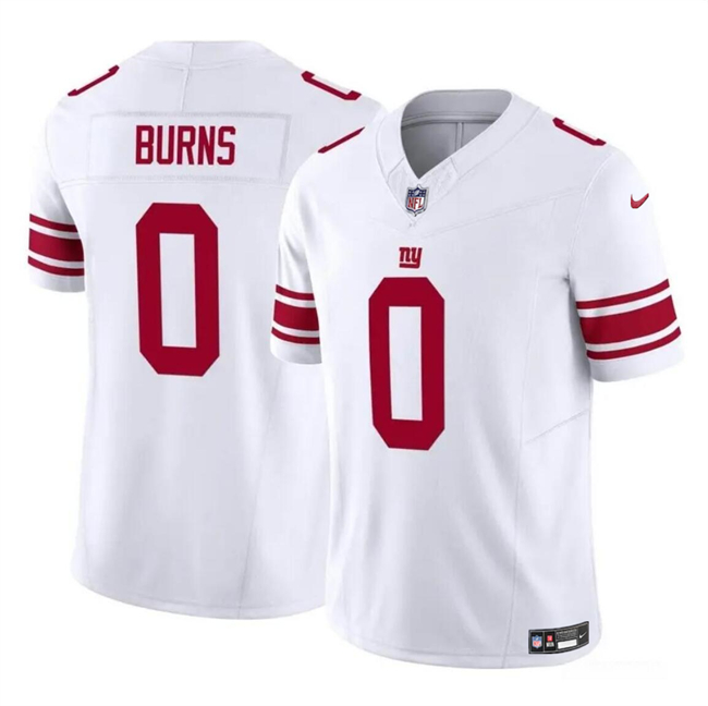 Men’s New York Giants #0 Brian Burns White 2023 F.U.S.E. Vapor Untouchable Limited Football Stitched Jersey