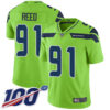 Seahawks #91 Jarran Reed Green Men’s Stitched Football Limited Rush 100th Season Jersey