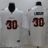 Men’s Denver Broncos #30 Phillip Lindsay White 2020 Shadow Logo Vapor Untouchable Stitched NFL Nike Limited Jersey