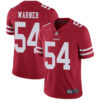 Men’s San Francisco 49ers #54 Fred Warner Red Team Color Vapor Untouchable Limited Player Football Jersey