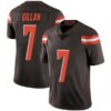 Men’s Cleveland Browns #7 Jamie Gillan Brown Limited Team Color Vapor Untouchable Nike Jersey