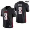 Men Atlanta Falcons #8 Kyle Pitts Black 2021 Draft Jersey