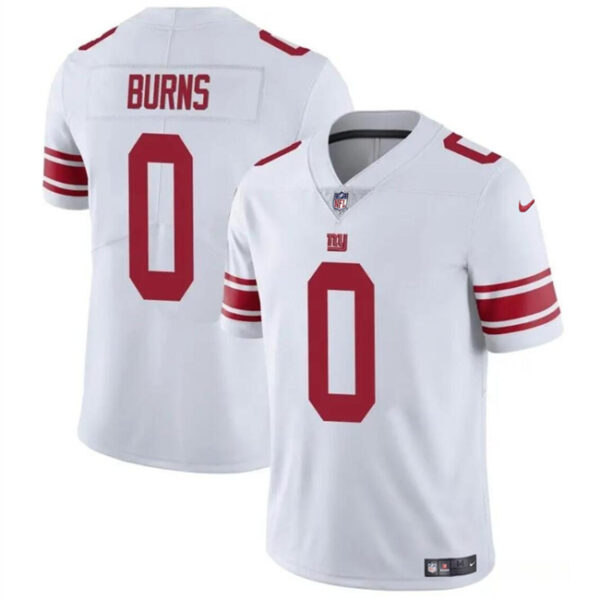 Men’s New York Giants #0 Brian Burns White Vapor Untouchable Limited Football Stitched Jersey