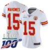 Nike Chiefs #15 Patrick Mahomes White Super Bowl LIV 2020 Women’s Stitched NFL 100th Season Vapor Untouchable Limited Jersey