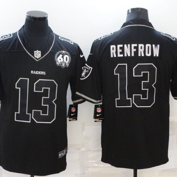 Men’s Las Vegas Raiders #13 Hunter Renfrow Black Shadow 2021 Vapor Untouchable Stitched Nike Limited Jersey