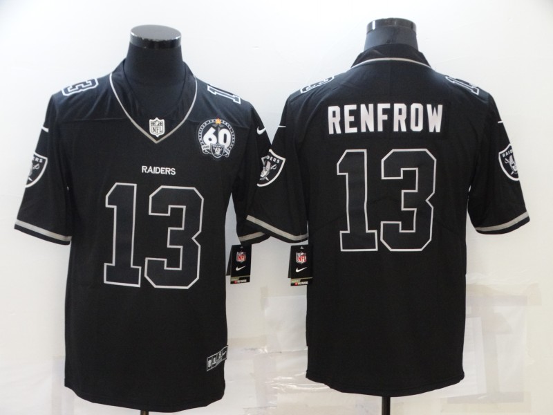 Men’s Las Vegas Raiders #13 Hunter Renfrow Black Shadow 2021 Vapor Untouchable Stitched Nike Limited Jersey