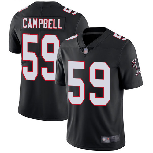 Falcons #59 De’Vondre Campbell Black Alternate Men’s Stitched Football Vapor Untouchable Limited Jersey