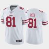 Men’s San Francisco 49ers White Limited #81 Jordan Reed Football Road Vapor Untouchable Jersey