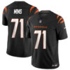 Men’s Cincinnati Bengals #71 Amarius Mims Black 2024 Draft F.U.S.E Vapor Untouchable Limited Football Stitched Jersey