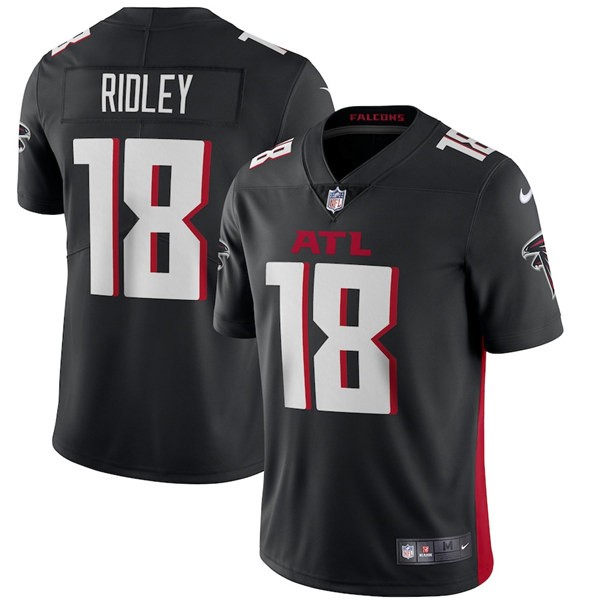 Men’s Atlanta Falcons #18 Calvin Ridley Black New Vapor Untouchable Limited Nike Jersey