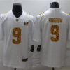 Men’s Cincinnati Bengals #9 Joe Burrow 2020 White Leopard Print Fashion Limited Stitched Jersey