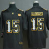 Men’s Kansas City Chiefs #15 Patrick Mahomes Jesus Faith Black Vapor Untouchable Stitched NFL Nike Limited Jersey