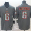 Nike Browns 6 Baker Mayfield Gray Camo Vapor Untouchable Limited Jersey